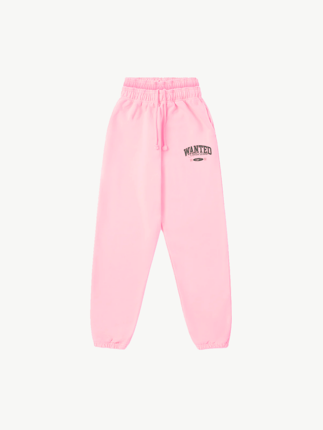 WANTED DOUBLE WAISTED SWEATPANTS - PINK